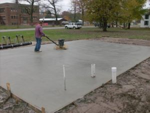 High Point concrete pads for RV, sheds, AC, basketball